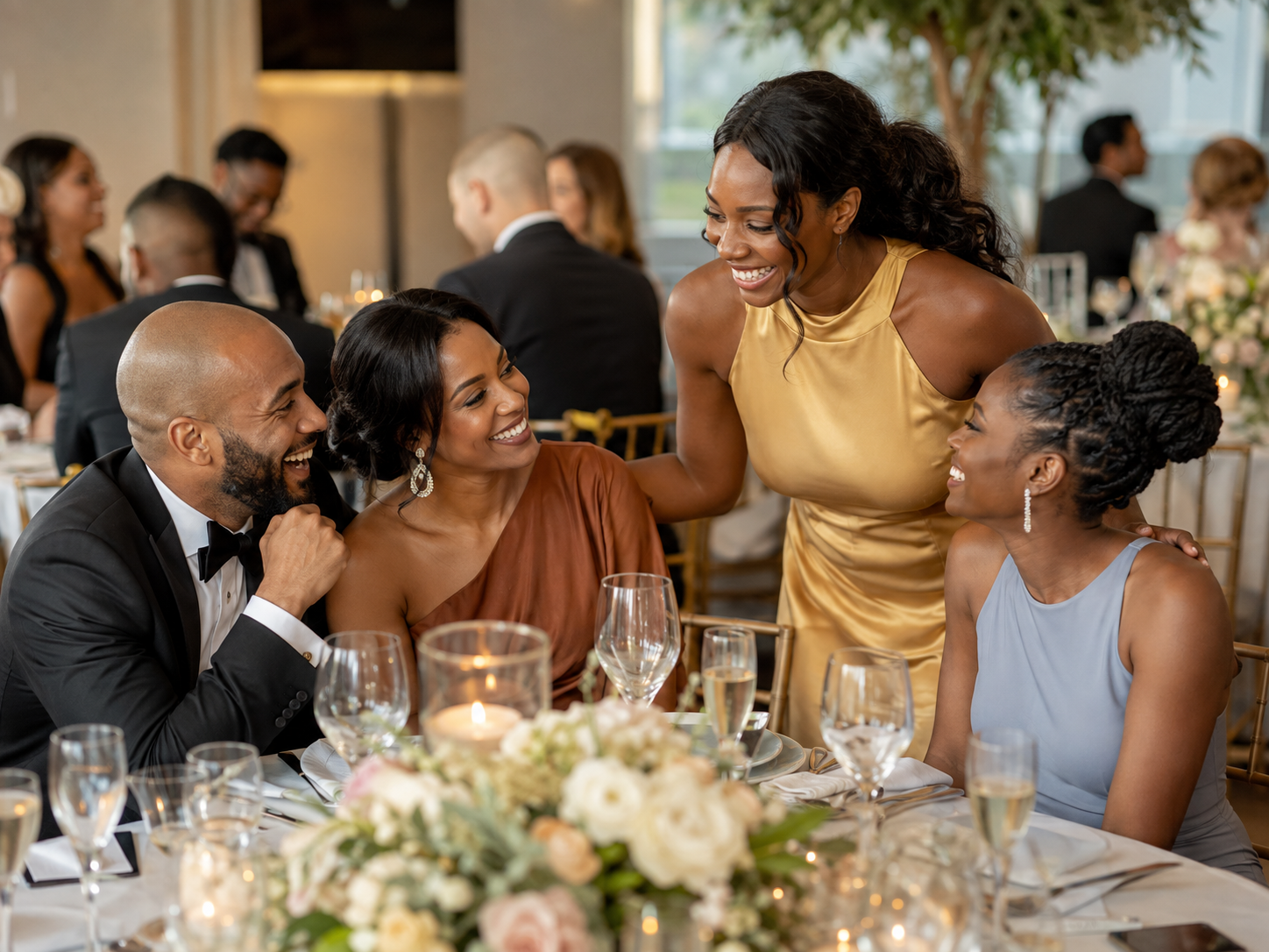 Friends and family celebrating a meaningful milestone event in Toronto